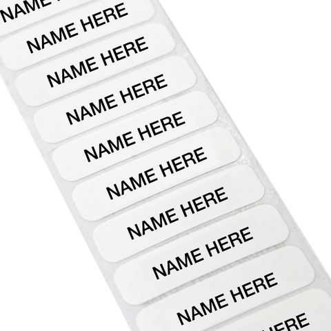 50 Iron on Name Labels - Swifts Uniforms