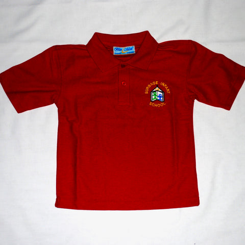 Burbage Infants Polo (Red) - Swifts Uniforms